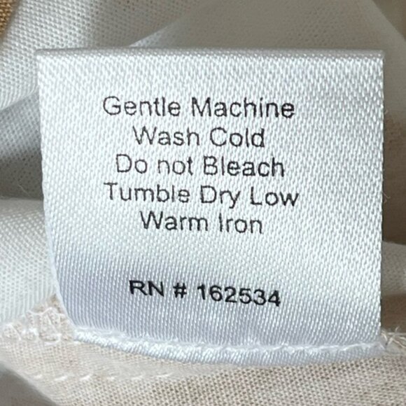 Emily McCarthy Poppy Top Abstract Cheetah Cotton Neutral Contemporary Size Large - Picture 11 of 16